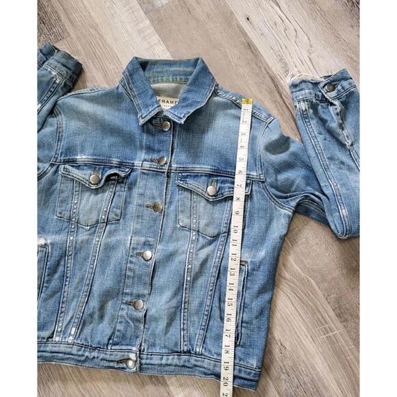 Frame Denim Jacket Waltham Way Small Please Read - Picture 10 of 10